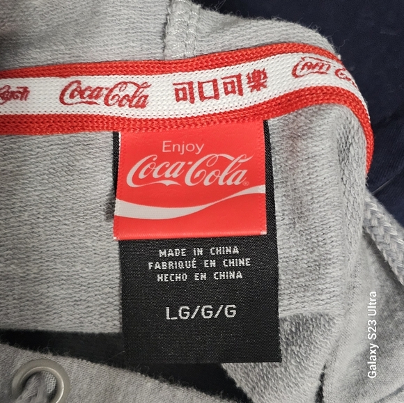 Coca Cola Hoodie Sz LG - Picture 3 of 5